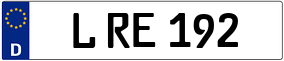Truck License Plate